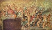 Die Blute Frankreichs unter der Regentschaft Marias von Medici, Skizze, Peter Paul Rubens